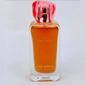 JOSIE MARAN Amber Fragrance Bottle with Pink Metallic Cap